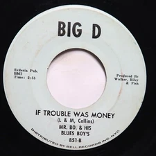 MR. BO & HIS BLUES BOYS - IF TROUBLE WAS MONEY / I AIN'T GONNA SUFFER - SOUL 45