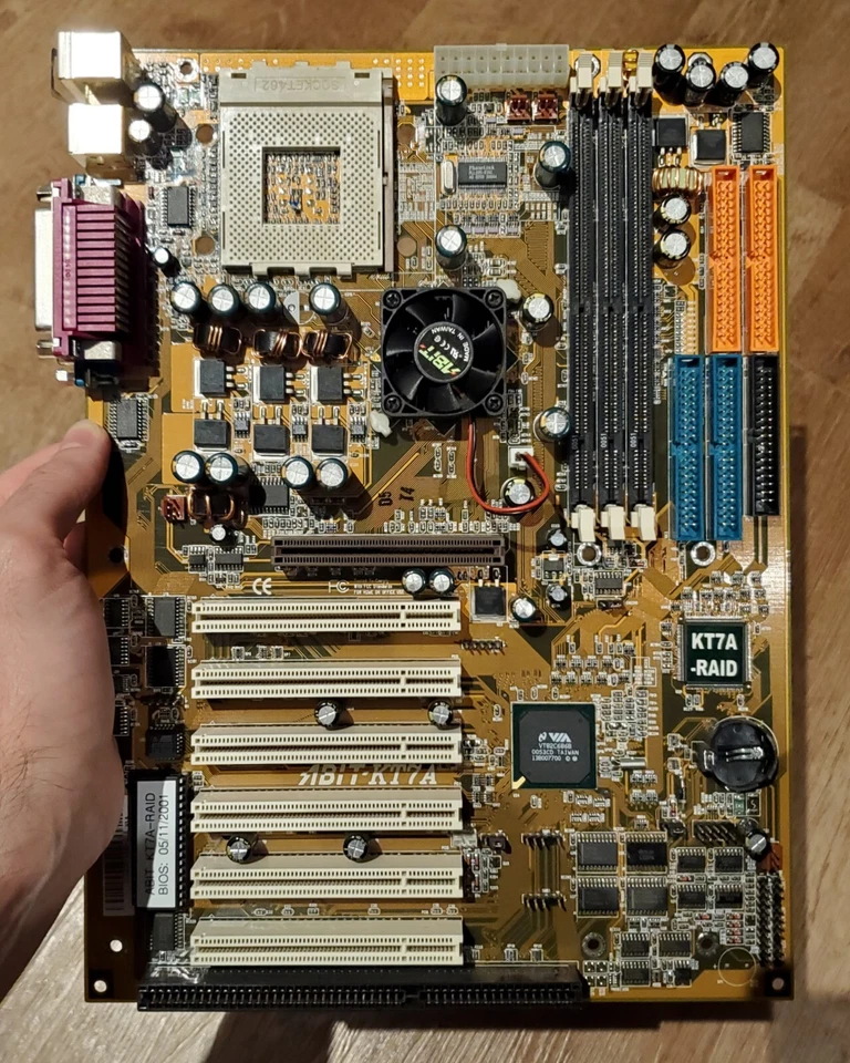 ABIT-KT7A Motherboard Capacitor Replacement Service (Parts Included) - Image 2 of 2