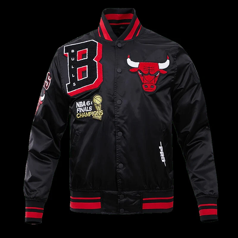 Pro Standard Nba Chicago Bulls Logo Varsity Jacket