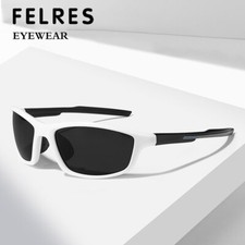 Unisex TR90 Square Polarized Sunglasses Retro Outdoor Sport Shade Glasses UV400