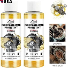 2Pcs Anti-Wear Engine Treatment Oil Additive Highly Effective Engine Protectant