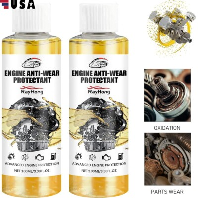 #ad #ad 2Pcs Anti Wear Engine Treatment Oil Additive Highly Effective Engine Protectant $12.39