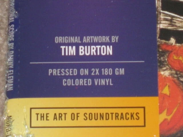 The Nightmare Before Christmas Disney MONDO colored vinyl 2x LP NEW Sealed 2020 - Image 4 of 4