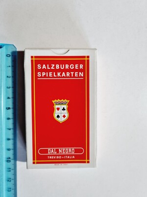 Salzburger Jass Bazzica Dal Negro Original Playing Cards Sealed