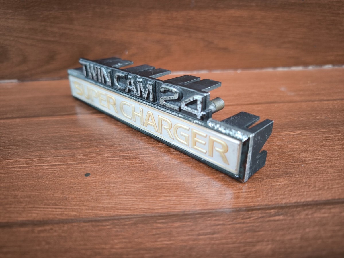 Twin Cam 24 Super Charger Front Grille Emblem Badge For Toyota