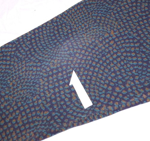 vtg Zubaz NAVY ORANGE TEAL SCALES MC Hammer Pants KIDS LARGE muscle baggy 80s - Picture 6 of 6
