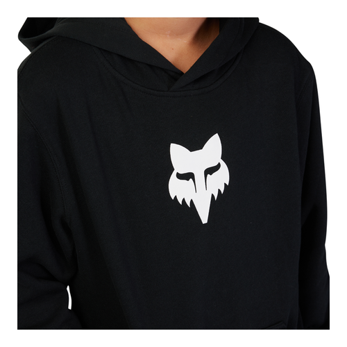 Fox Racing YOUTH Pullover Hoodie Hoody Sweatshirt Black YOUTH Medium WAS $49.95 - Picture 4 of 5