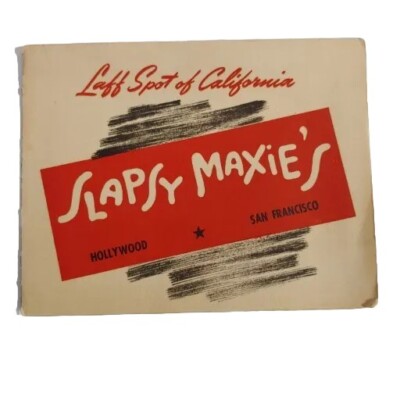 Huntz Hall Signed Slapsy Maxies His Photo Souvenir Photo Satch Bowery Boys 1940s