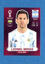 (P3) WC QATAR Oryx 2022 Panini- Figurina-Sticker n. ARG20 - MESSI - ARGENTINA