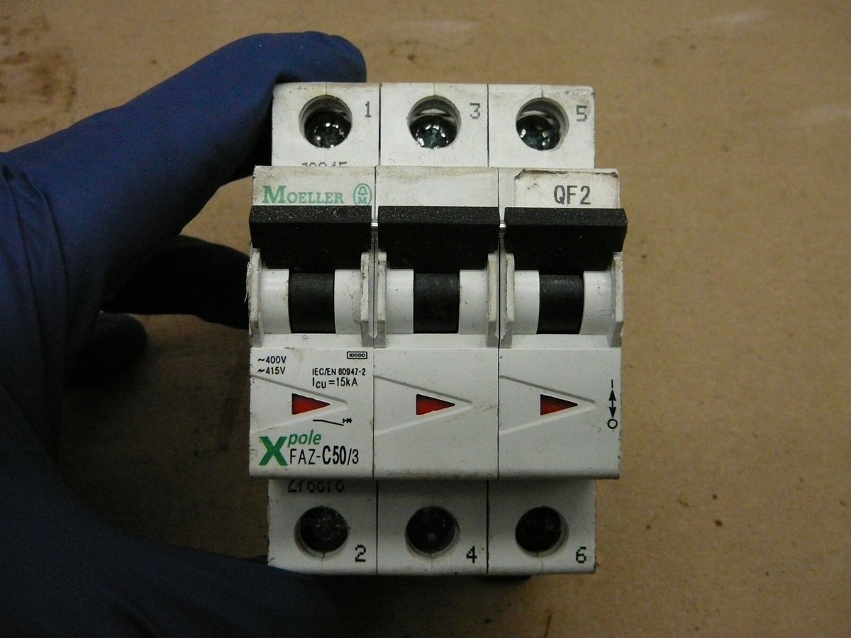 ？？？ MOELLER XPOLE FAZ-C50/3 CIRCUIT BREAKER | eBay