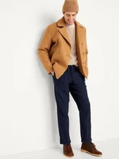 OLD NAVY by GAP ~NWT! Men's S M L XL ~ Loose Taper Built-In Flex Pleated Chino 2