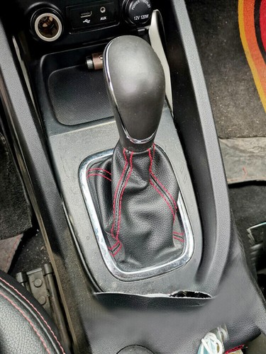 1*Black Micro Leather Gear Shift Shifter Knob Gaiter Boot Cover For Universal - Bild 5 von 5