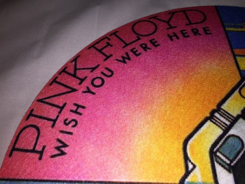 DJ Pink Floyd Wish You Were Here Slipmat Turntable 12 Record Player Audiophile - Foto 4 di 6