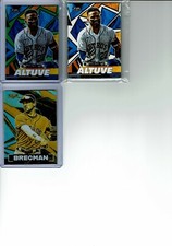 2021 Topps Fire Baseball Houston Astros Team Set (7) Base Cards +++