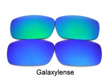 Galaxy Replacement Lenses For Oakley Chainlink Blue/Green Polarized 2 Pair