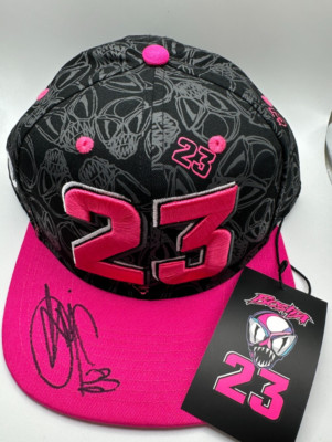 Enea Bastianini #23 signed ''Bestia'' Logo / #23 Pink/Black official cap 2025- EB3
