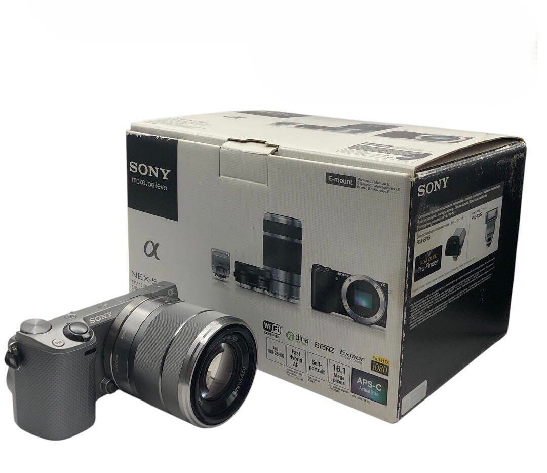 35Language]Sony Alpha NEX-5R Mirrorless Camera Lens Kit 18-55mm