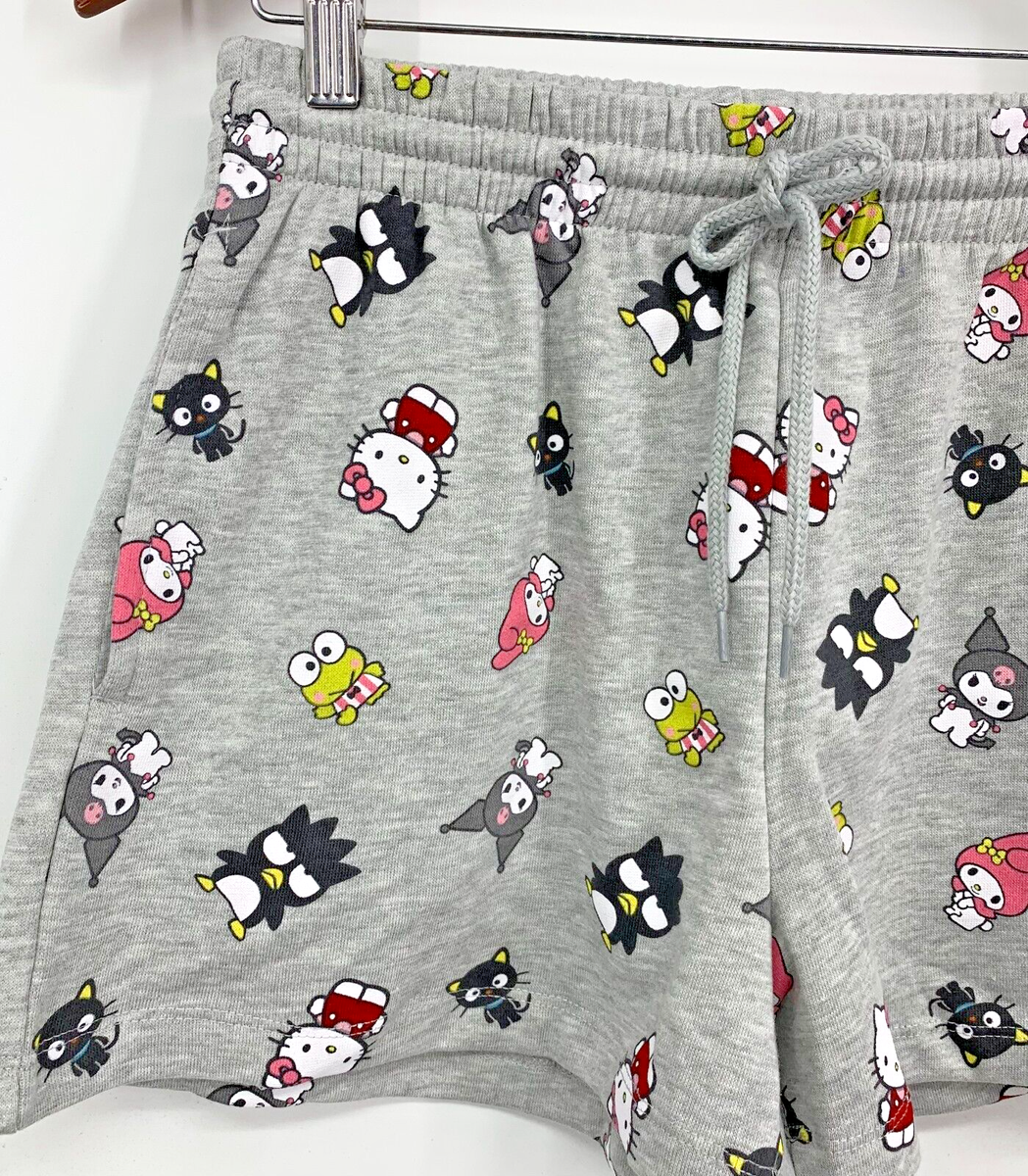 Sanrio Hello Kitty Friends Gray Shorts Size Large L Melody