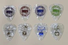 KISS 2023 MSG 12-2-23 Final Show Logo Colored Print On Marble Guitar Picks