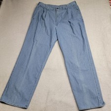 Farah Elastic waist Straight waist pleated front pants