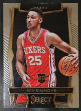 Ben Simmons 2016-17 Panini Select CONCOURSE LEVEL Rookie Card (no.60). rookie card picture