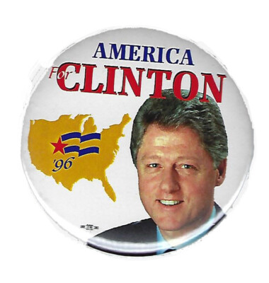 Clinton Buttons 100 Buttons