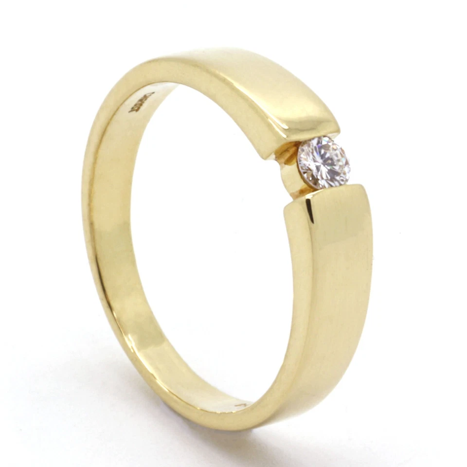 CHRIST Ring 750 Gelbgold mit Diamant - Bild 2 von 4
