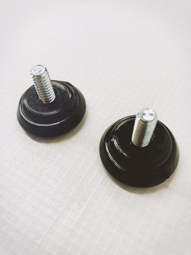 Fender Rhodes Electric Piano Sustain Pedal / Back Leg Replacement Feet Set of 2 - 第 2/3 張圖片