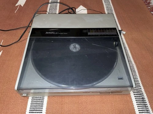 Technics SL-5 Linear Tracking Turntable W Audio Tech Stylus TESTED WORKING