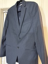 Calvin Klein Slim Fit Navy Suit Jacket Size M