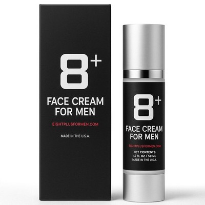 8+ Face Cream for Men | Advanced Hydrating Formula with 8 Active Ingredients ...