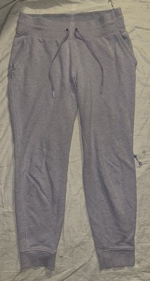 Lululemon Warm Down Jogger II 28'' Heathered Melody Light Gray Size 8