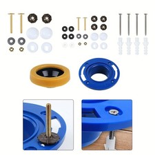 Dependable Installation with Non deforming Replacement Bolts for Toilet