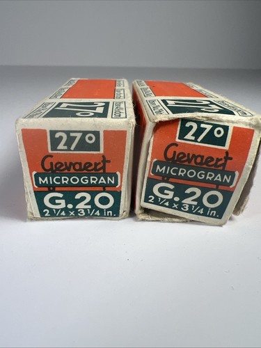 GEVAERT PANCHRO MICROGRAN ROLL OF FILM * 2 FROM SEPT 1950 UNOPENED - Picture 7 of 7