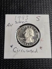 1993 S 90% Silver Washington Quarter PROOF