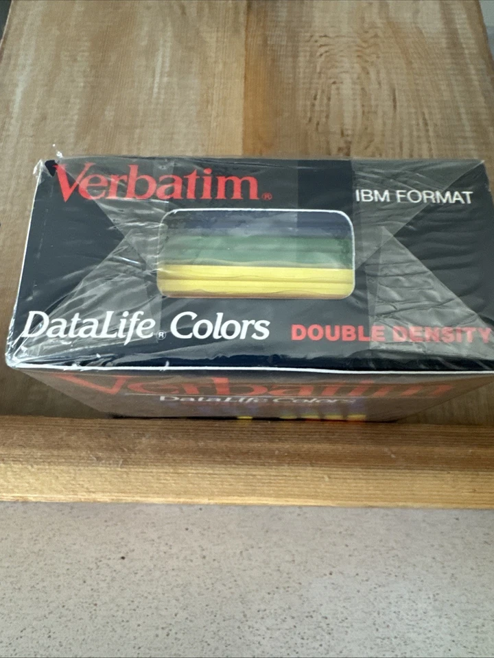 NEW Verbatim Data Life Colors 3.5" 720KB Floppy Disk Double MF2-DD Vtg - Image 4 of 4