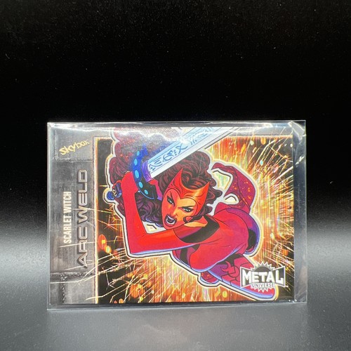 Scarlet Witch 2024 Skybox Marvel Metal Universe Avengers Arc Weld SP #AW-18