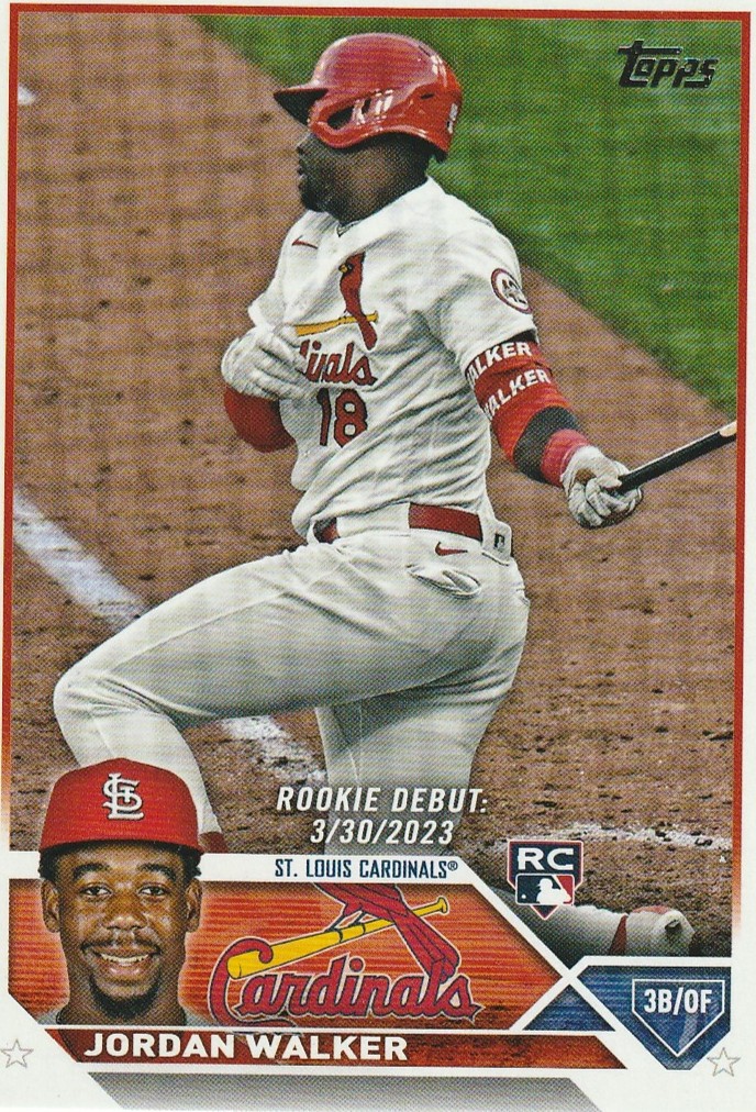 Jordan Walker 2023 Topps Update #US122 St. Louis Cardinals