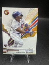 2024 Topps Pristine Rookie RC Gold Refractor /50 Alexander Canario #80 Cubs