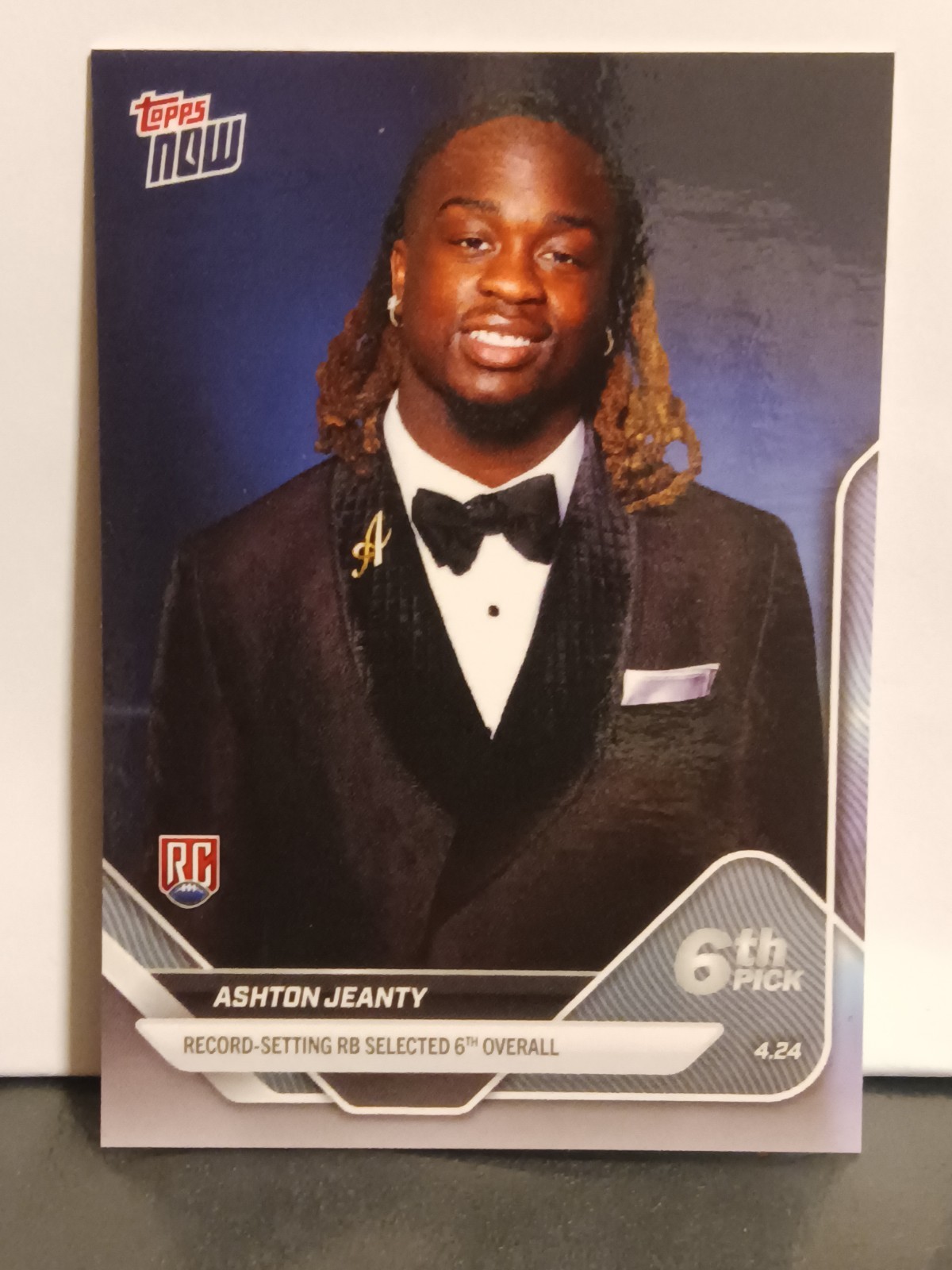 2025 Topps Now Draft - Ashton Jeanty #D-2 🔥RC🔥 Las Vegas Raiders