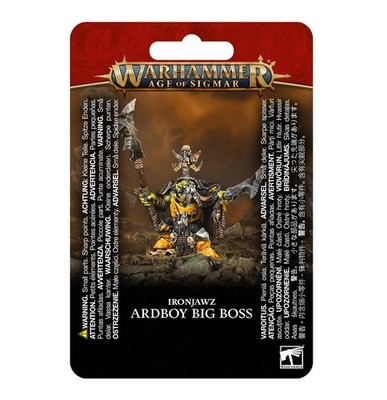 Games Workshop - Age of Sigmar - Orruk Warclans: Ardboy Big Boss, Black