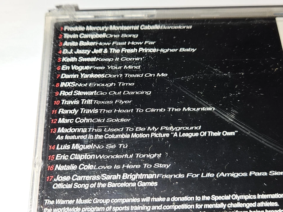 Barcelona Gold CD 1992 Olympics 17-Song Compilation Freddie Mercury *NEW/SEALED* - Image 3 of 4