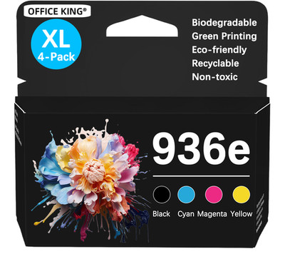 HP 936XL 936E Ink Cartridges 4 Color Pack For HP OfficeJet Pro 9110b 9125e 9135e