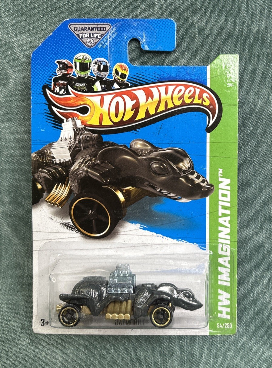 Hot Wheels 2013 Street Pests #54 Ratmobile Dark Grey - X1705-09A0H