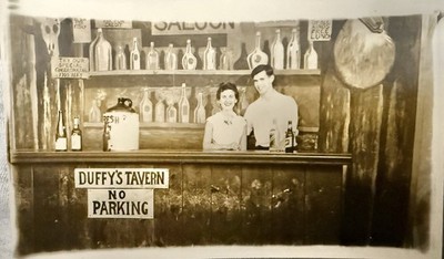 Vintage RPPC DUFFY S Tavern ARCADE PROP PC Riverview Park Chicago, IL Mid-1940 s