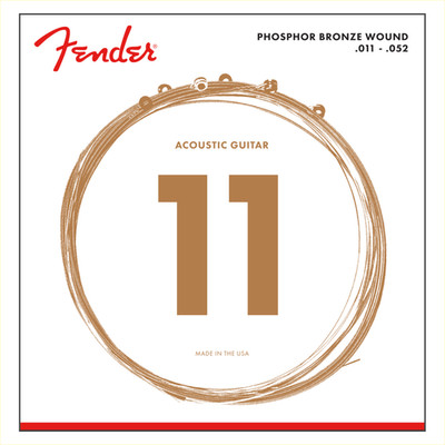 Fender 60CL | 011-052 | Phosphor-Bronze-Westerngitarren - Akustikgitarren-Saiten
