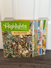 10 UNMARKED HighLights Magazines for Children 1986