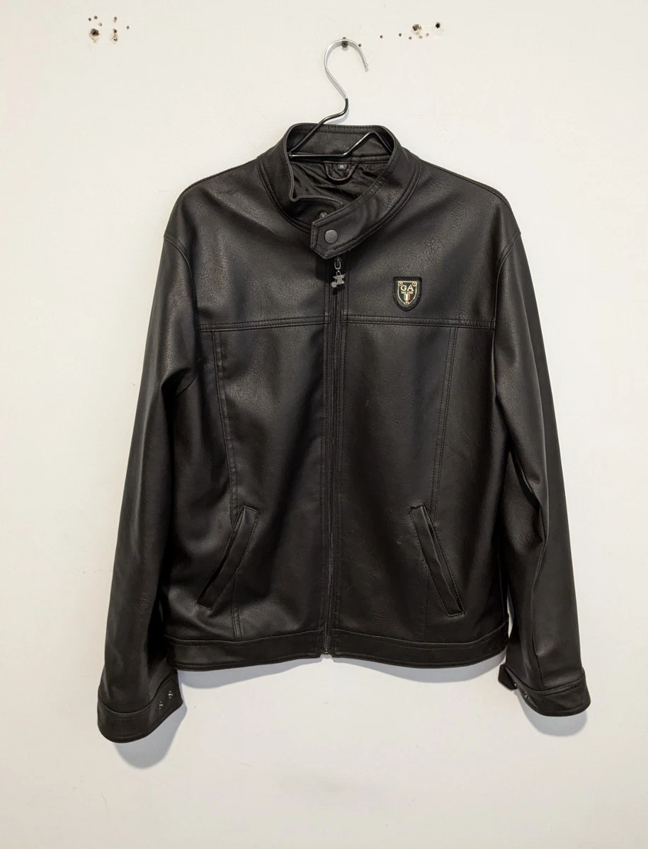 Veste En Cuir Vintage Pour Homme KB MILANO - Marron Foncé, Style 3 En 1, Neuve Avec étiquettes