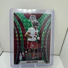 2025 Panini Mosaic-Emeka Egbuka Elevate Green Prizm Mosaic Color Match🔥 RC