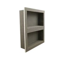 EVERBILT SHOWER NICHE ADJUSTABLE SHELF 12.25" X 14.25' X 3"